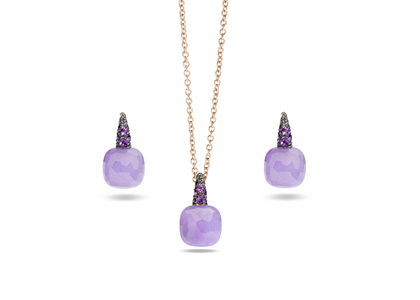 Gold Plated | Gemstone Pendant Sets